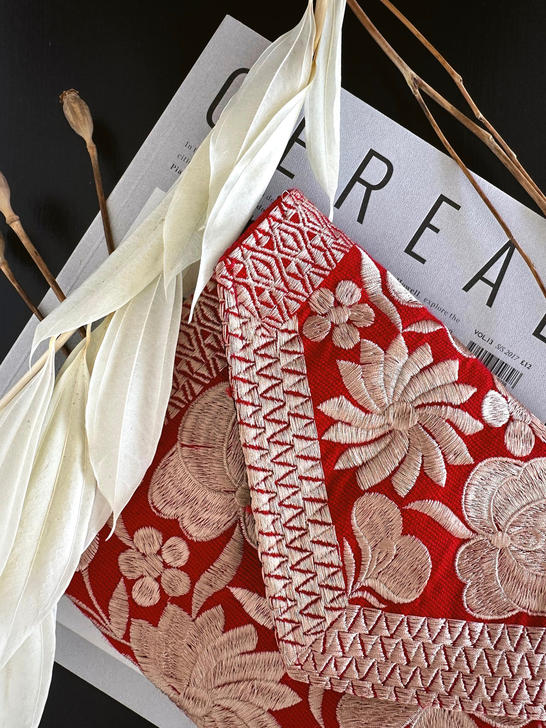 Cartera Magnolia Roja